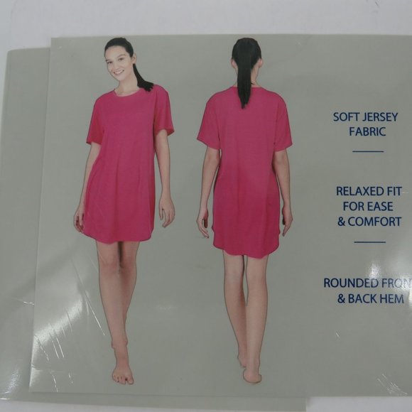 Natori Womens 2-Pack Sleep Shirts Soft Jersey Relaxed Fit Small NWT - Picture 5 of 5
